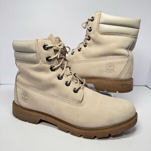 Timberland Womens 11 6” Premium Waterproof Wheat Nubuck Work Boots Streetwear